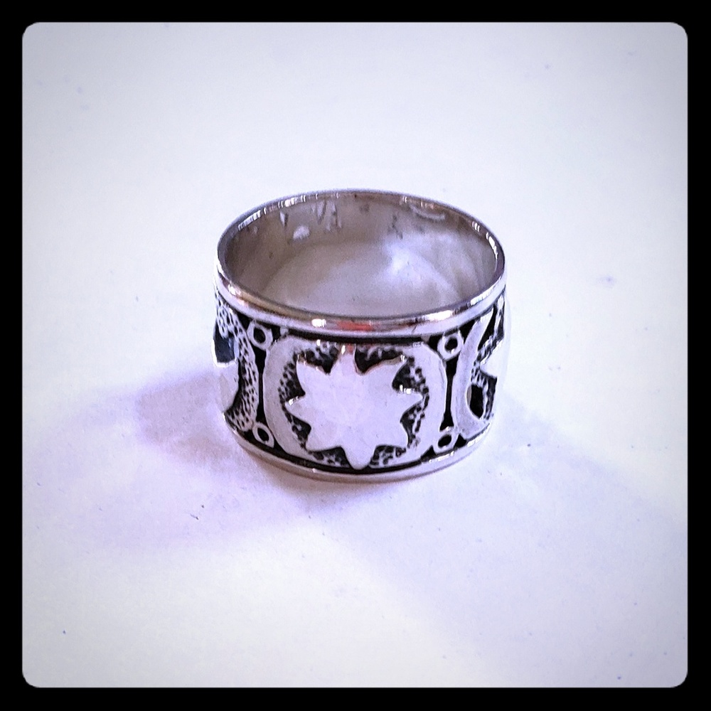 Silpada Sterling Silver Celestial Ring size 8